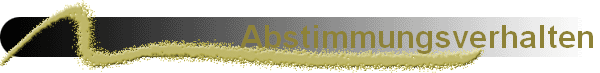 Abstimmungsverhalten