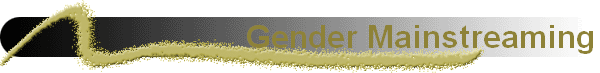 Gender Mainstreaming